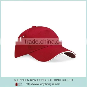 100% Cotton Fabric Perforated Panels Golf Sports Caps With Embroidered Logo thumbnail-4