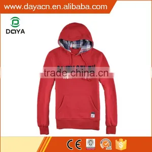Wholesale Hot Sale Fashion Men's CVC Fleece Hoody thumbnail-1