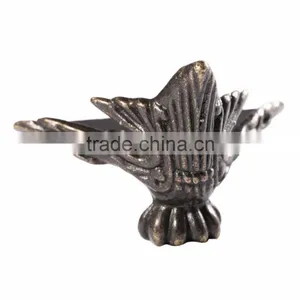 Zinc Alloy Retro Antique Bronze Jewelry Chest Wood Box Decorative Feet Leg Corner Support 4 Pcs 4.2x3cm Furniture Accessories thumbnail-6