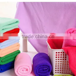 100% Polyester Plain Dyed Microfiber Tea Towel/Car Cleaning Towel thumbnail-3