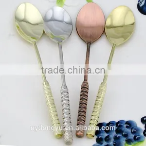 Snake Handle Vintage Palm Tree Coffee Spoon /hnt Retro Jam Spoon Ice Cream Spoon and Fork /fancy Dessert Spoon Dinnerware thumbnail-1