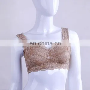 China Manufacturer Elegant Young Lady Brown Underwire Camisole Bra thumbnail-6