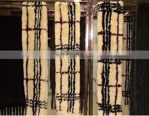 2017 Natural Rex Rabbit Fur Scarf Handsome Rex Rabbit Fur Scarf Accept OEM Real Fur Scarf thumbnail-4