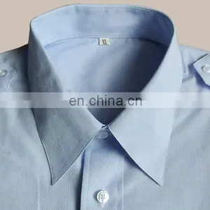 Wholesale High Quality Classical Navy Men Dress Shirt in ShenZhen thumbnail-4
