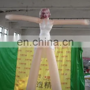 Customized New Design Giant Led Inflatable Air Dancer of Marilyn Monroe thumbnail-1