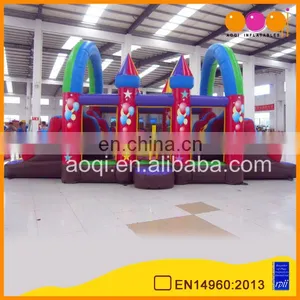 2016 Newest Design Giant Inflatable Castle Combo With Slide for Kids thumbnail-1