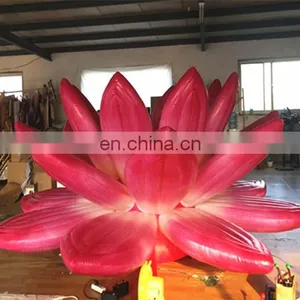 Wedding Party Decoration Inflatable Flowers,LED Lighting Inflatable Lotus,inflatable Water Lily thumbnail-2