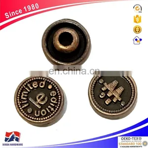 Fashion Metal Jean Rivet With Embossed Logo thumbnail-1
