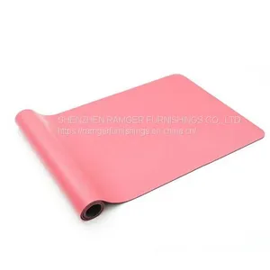 High Quality Eco-friendly Natural Rubber PU Yoga Mat thumbnail-1