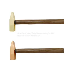 Explosion-proof Non Sparking Tools Engineer Hammer With Wooden Handle thumbnail-1
