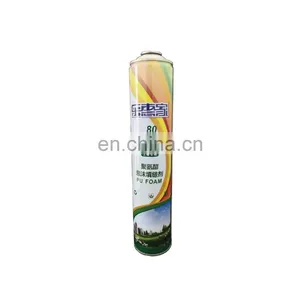 Hebei Aerosol Cans PU Foam Bottle Empty and Tin Aerosol Can 750ml thumbnail-1