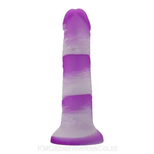 Strap-on Silicone Dildo Simple Silicone Dildo Without BallsSex Adjustable Harness Black Gold Dildo thumbnail-1