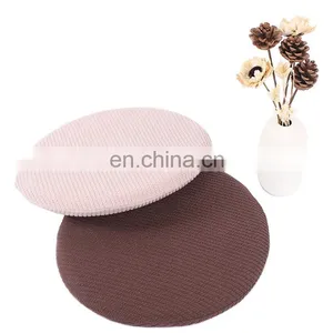 2019 Trending Products Custom Room Office and Car Seat Chair Pad Brown Multi Functional Round Cushion With Hidden Zipper thumbnail-2