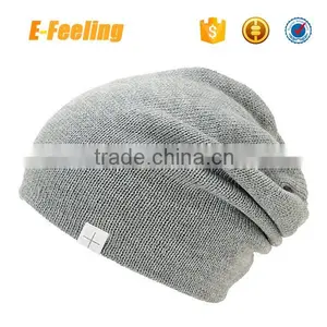 Custom Slouchy Beanie, Knit Slouchy Beanie Hat, Slouch Beanie thumbnail-1