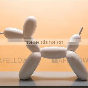 Electroplate Fiber Glass Lifelike Mini Pet Ballon Dog Mannequin thumbnail-3