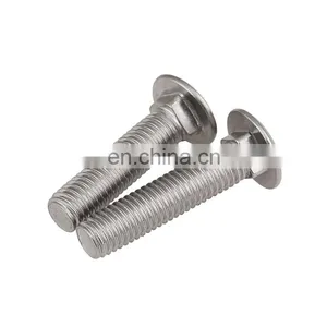 Round Head Bolts M16x45 ISO 8677 or DIN 603, Carriage Bolt, Round Head Square Neck Bolt thumbnail-3