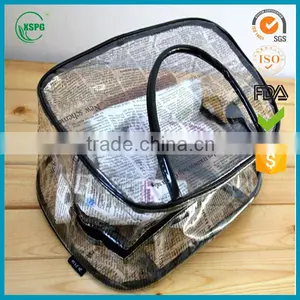New Design Fashion Low Price Ladies Plastic Pvc Bag Handbag thumbnail-2