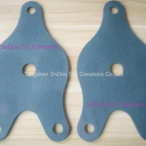SiC Slabs, Silicon Carbide Kiln Shelves, SiC Setters, SiC Plates, Refractory SiC Ceramics thumbnail-1