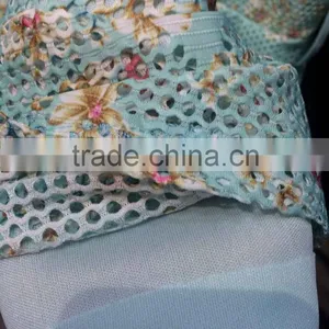 Fishnet Flowery 2015turkish Fashion Dress With Jewel on the Round Neck thumbnail-3