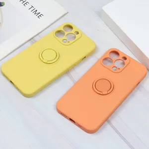 Magic Cube Liquid Silicone Shell Lens Full Ring Mobile Phone Shell For Iphone 6 7 8 Plus X Xr 12 13 14 Pro Max thumbnail-5