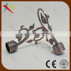 25mm Fancy Antique Copper Curtain Finials thumbnail-1