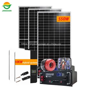 10KW Hybrid Solar System 710W Solar Panels thumbnail-1