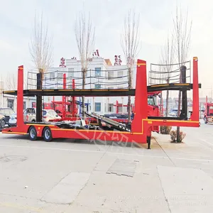 China Exports European Style Vehicle Transport Semi-trailers Sedan Transport Vehicle thumbnail-4