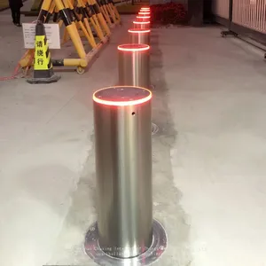 UPARK High Quality 36V DC Private Area Anti-theft Car Park Security Barrier Sealed Warning Post Automated Lifting Bollard thumbnail-3