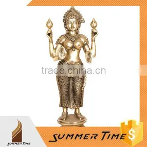 Goddess Lakshmi Bronze Statue thumbnail-1