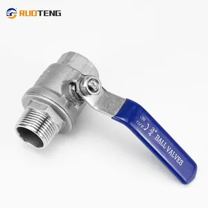 [RUOTENG] Stainless Steel 304 316 2PC F/M NPT Threaded Ball Valve With Locking Device thumbnail-5