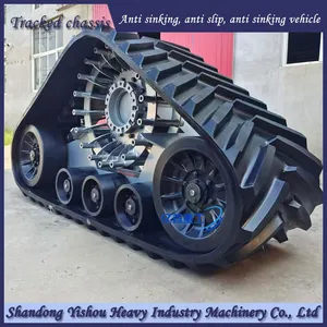 Deere Harvester+large Tracked Triangular Wheel, Significantly Improving Harvesting Stability thumbnail-2