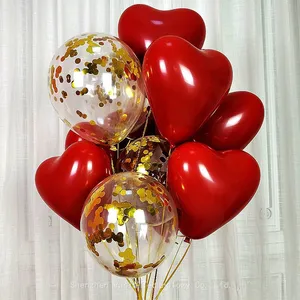Factory Direct Themed Confetti Balloons - Navy Gold, Pink White, 50 Pcs, for Branded Events thumbnail-3