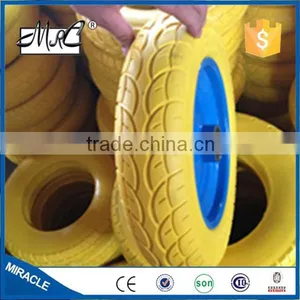 Endural Solid Small Flat Free Wheelbarrow Wheel PU Foam Wheel 3.25 / 3.00-8 thumbnail-4