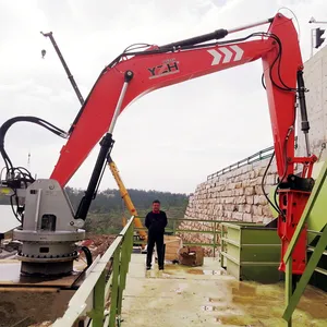 Stationary Type Pedestal Rock Breaker Boom System thumbnail-1