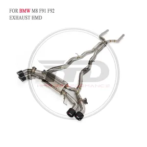 HMD Stainless Steel Exhaust Catback for BMW M5 E60 E61/M5 G90/M6 F06/M8 F91 F92/X3M F97 Car Accessories Whatsapp+86 18946955156 thumbnail-4
