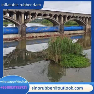 Inflatable Water-filled Landscape Rubber Dam Manufacturer, Flood Control and Risk-resistant River-blocking Rubber Dam thumbnail-4