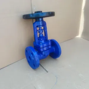 DIN Cast Steel Pneumatic Actuator Globe Valve Bellow Seale Dn250 PN16 thumbnail-3