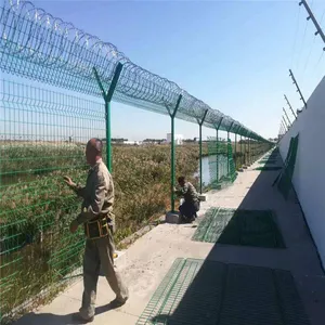 Anti-climbing Isolation Nets for Airports, Protective Nets for Rivers and Reservoirs, U-shield Quality-guaranteed Thickened Y-shaped Column Guardrails thumbnail-3