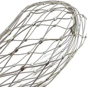 Factory Sale Stainless Steel Wire Rope Mesh Net/flexible Stainless Steel Rope Mesh/zoo Mesh thumbnail-5