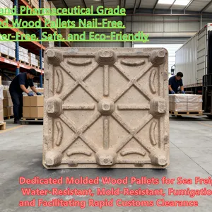 Standard / Non-Standard Molded Wood Pallets | Static Load: 3 Tons | Exempt From Export Quarantine thumbnail-2