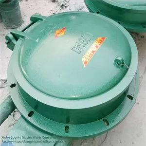 Steel Flap Gate From Wuhan, Hubei. Round Gate for Water Stop and Backflow Prevention thumbnail-3