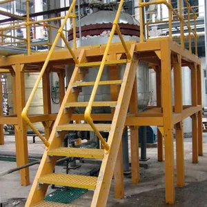 Complete FRP Stair & Platform, Anti-Slip & Corrosion Resistant, Insulated Platform for Power & Chemical thumbnail-1