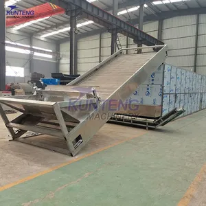 Commercial Shrimp Shell Hibiscus Flowers Cheese Mesh Belt Dryer Saffron Sugarcane Dryer EPC thumbnail-3