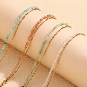 316L Stainless Steel Curb Chain Bracelet 7mm Width Extension Chain OEM Custom Low MOQ thumbnail-4