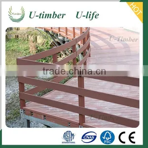 2016 New Waterproof Outdoor Price Wpc Fence thumbnail-1