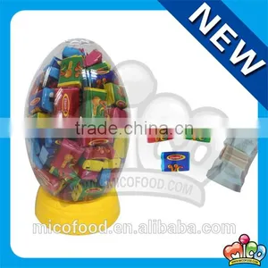 100pcs Fruit Bubble Gum in American Football Jar thumbnail-1