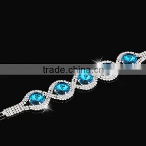 New Arrival Europe Silver Plated Bead Charm Bracelet Bride Jewelry 2016 thumbnail-4