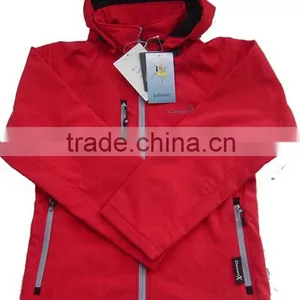 Fleece Lined Softshell Jacket With Logo thumbnail-1
