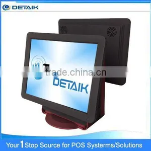 DTK-1533F Prompt Delivery All In One Touch Screen POS Dual Screen Kiosk thumbnail-1