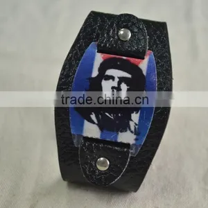 Wholesale Genuine Leather Wristbands Bracelets With People Portrait thumbnail-1